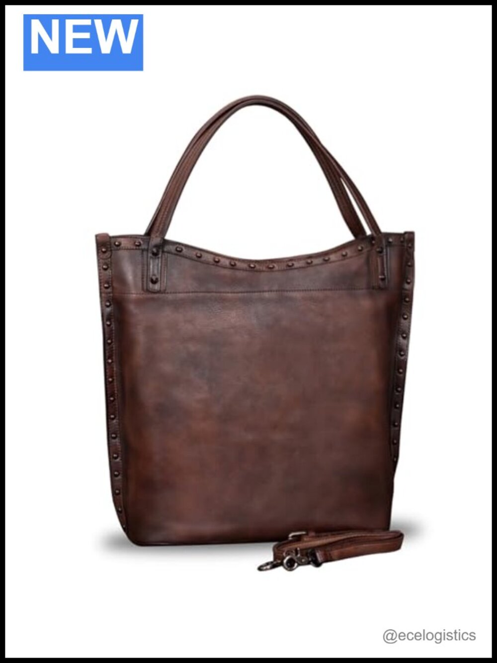 Genuine Leather Satchel Handbag Work Tote Top Handle Crossbody Large
